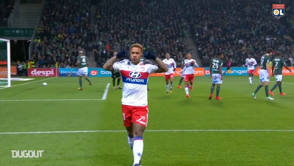 Aouar and Depay have combined many times for Lyon recently. DUGOUT