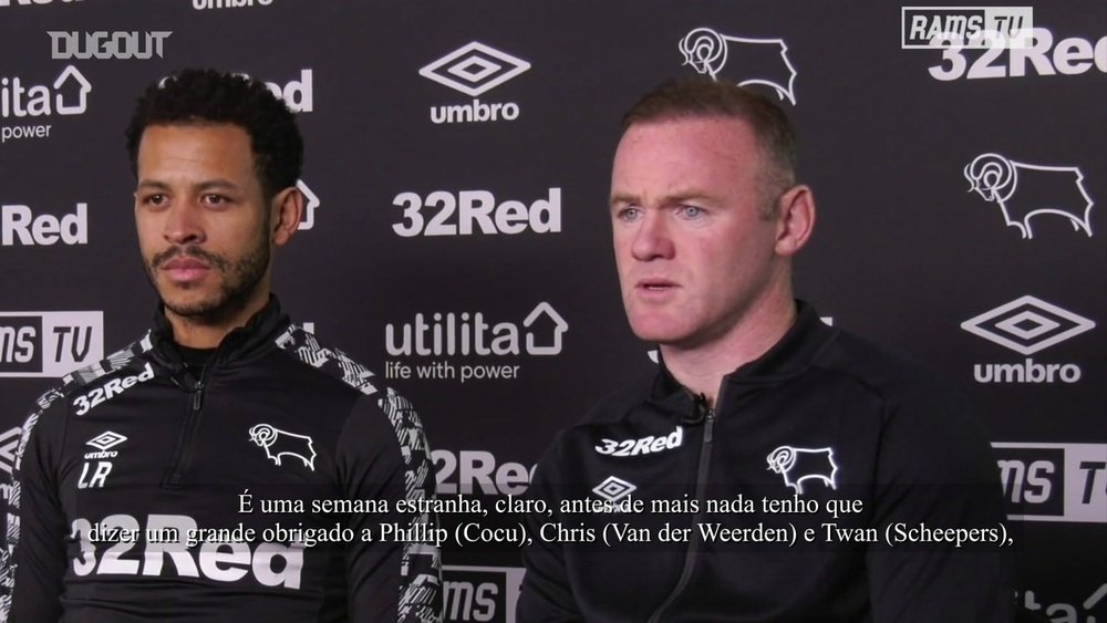 Além de atacante, Wayne Rooney deve ser o novo técnico do Derby County. DUGOUT