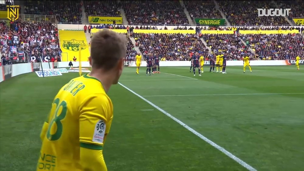 Nantes came out 3-2 winners over PSG back in April 2019. DUGOUT