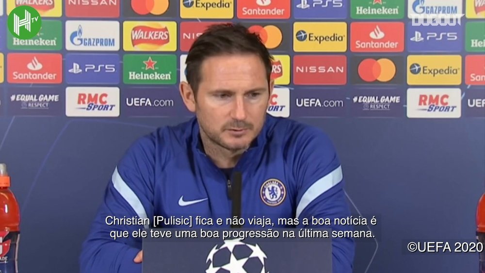 Lampard falou sobre os rumores de que o futuro de Olivier Giroud será fora do Chelsea. DUGOUT
