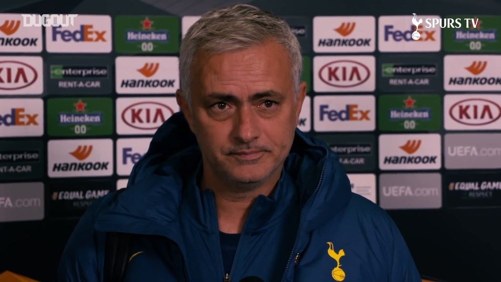 Mourinho praised Kane. DUGOUT