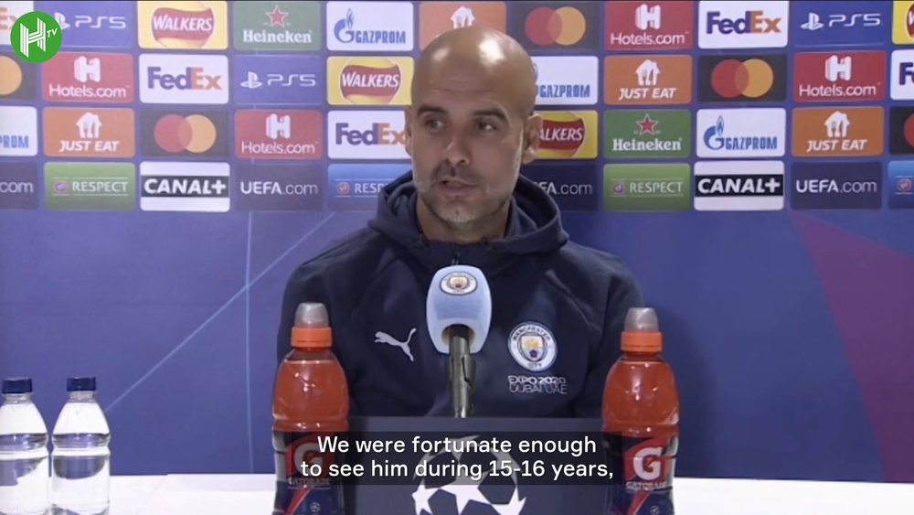 Guardiola analyzes City's visit to Paris. DUGOUT