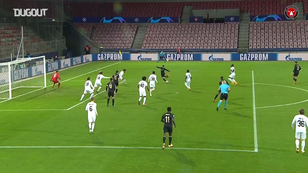 Midtjylland got their first CL group stage goal v Ajax. DUGOUT