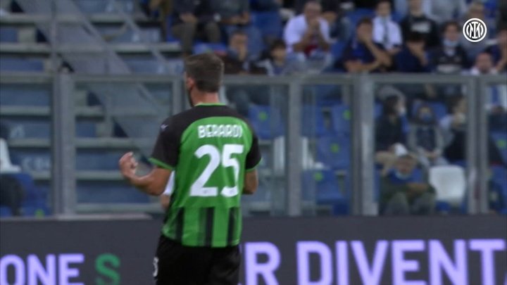 Résumé Sassuolo 1-2 Inter Milan 2021. DUGOUT