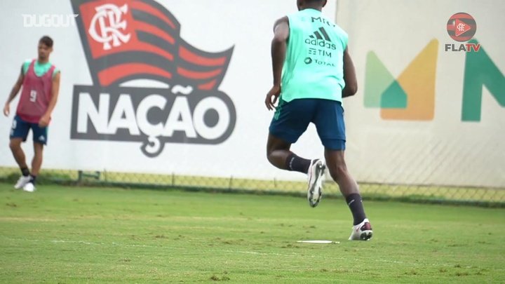 Flamengo faz treino focado no importante duelo contra o Atlético-MG