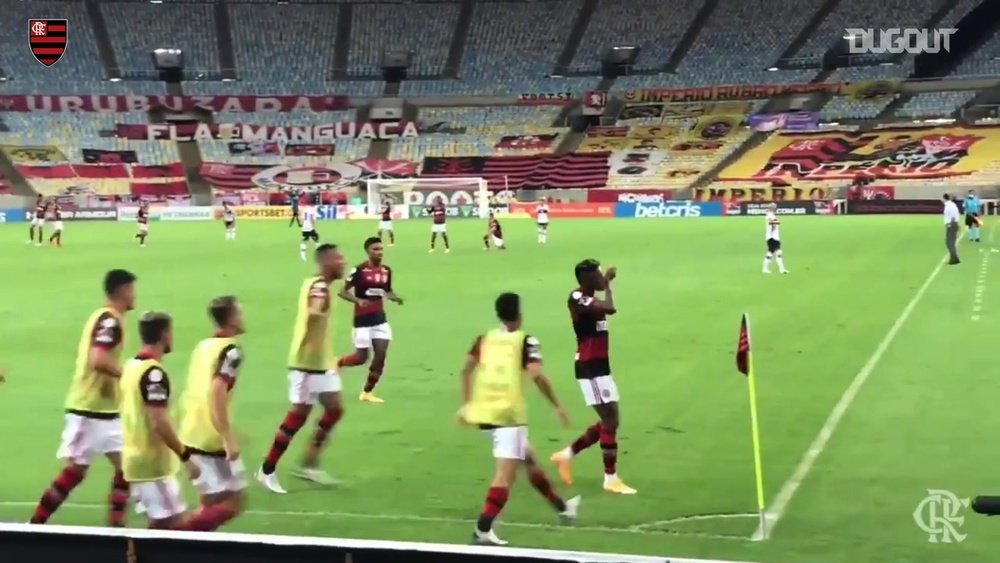 Flamengo dropped two points against Atletico GO in the Brasileirao. DUGOUT