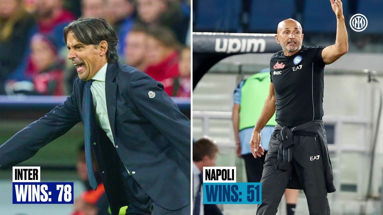 Inter take on Napoli in a blockbuster clash in Serie A. DUGOUT