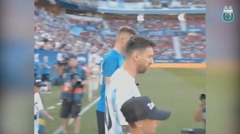 Lionel Messi netted five as Argentina beat Estonia 5-0. DUGOUT