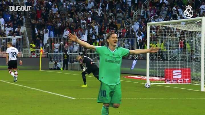 VIDEO: Real Madrid's goalscorers in Spanish Super Cup