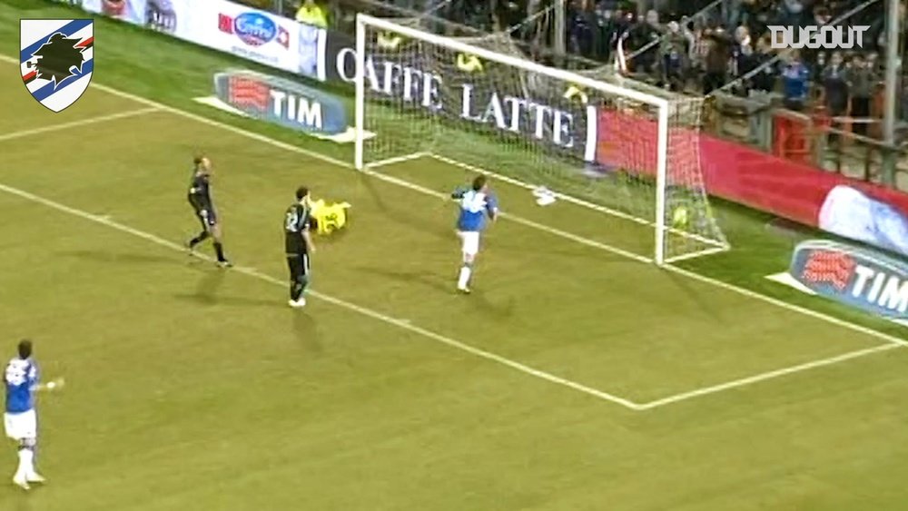 Cassano anotó 42 goles en 140 partidos con la Sampdoria. DUGOUT