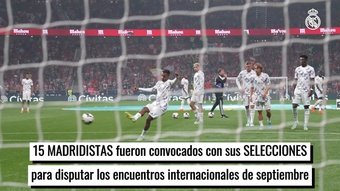 El Real Madrid tiene a 15 jugadores internacionales. Dugout
