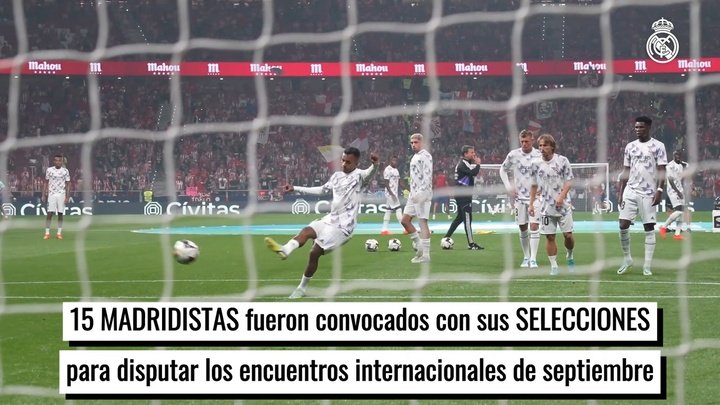 VÍDEO: los 15 internacionales del Real Madrid