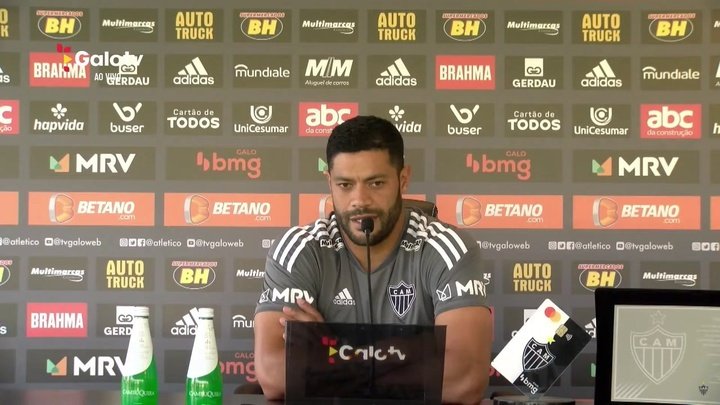Hulk fala da expectativa pela Libertadores, mas pede atenção ao Brasileiro