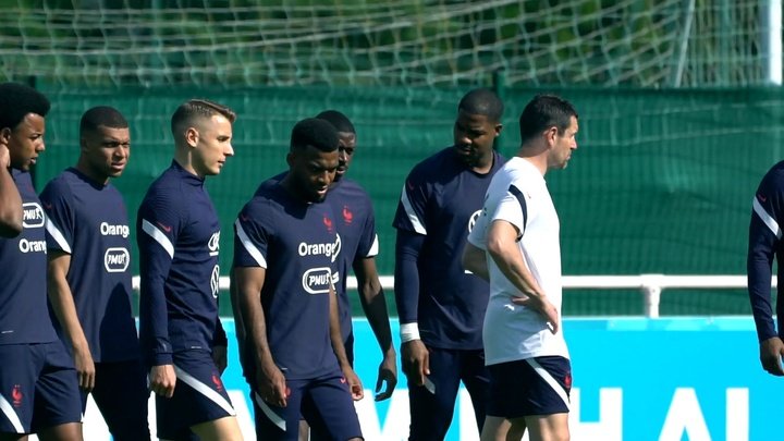 VÍDEO: así prepara Francia su debut ante Alemania