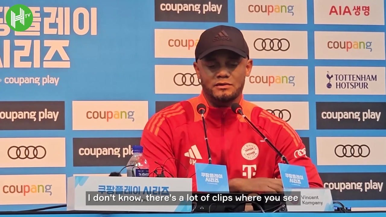 Bayern coach Vincent Kompany stressed the importance of friendly matches. DUGOUT