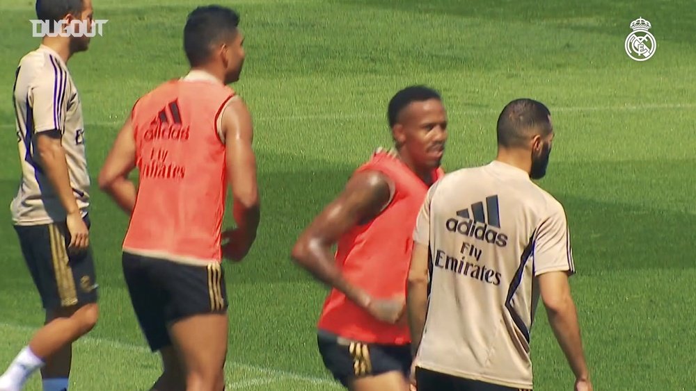 Madrid trained before they face Espanyol. DUGOUT