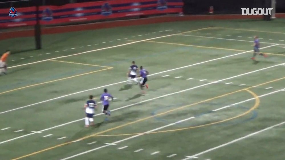 Walter Hernandez scored a hat-trick for NJ Teamsters in win over NH Bobcats. DUGOUT