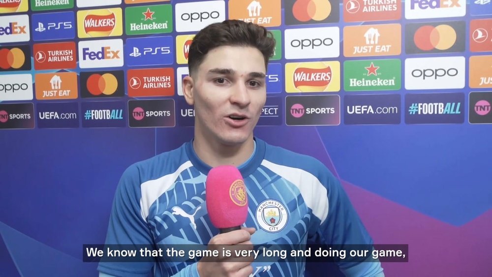 Alvarez spoke about City's mentality. DUGOUT