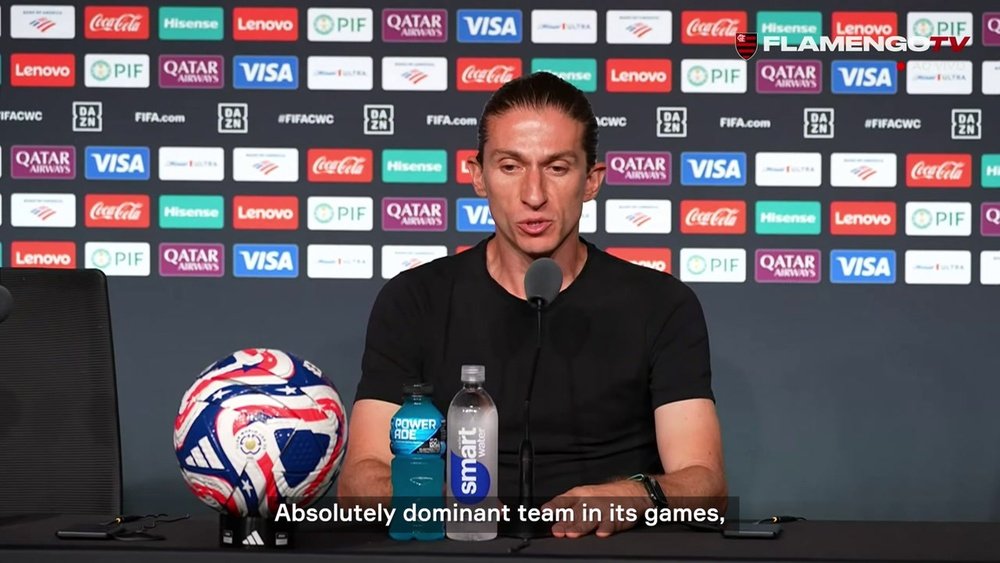 Flamengo coach Filipe Luis praised Bayern Munich ahead of their last 16 clash. DUGOUT