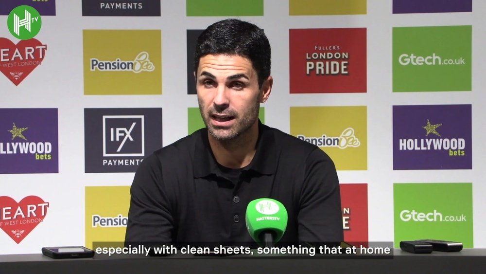 Arteta's Arsenal have yet to lose a game this season.DUGOUT