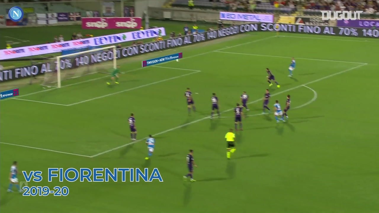 TOP 5 buts Mertens à Naples. DUGOUT