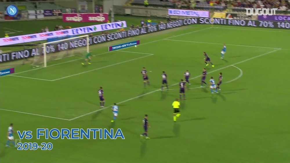 TOP 5 buts Mertens à Naples. DUGOUT