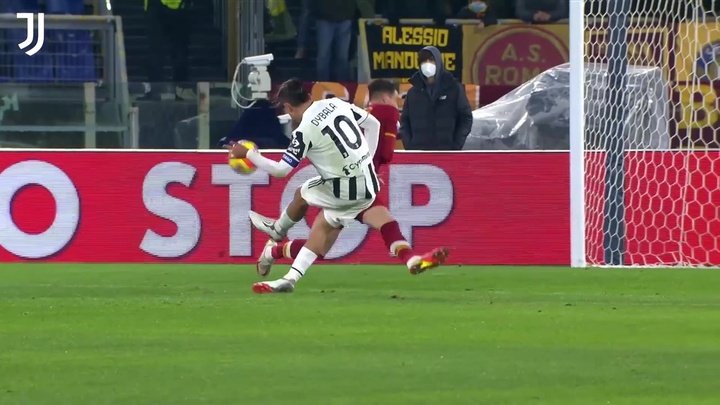 Dybala's 2021/22 goals in Italy. DUGOUT
