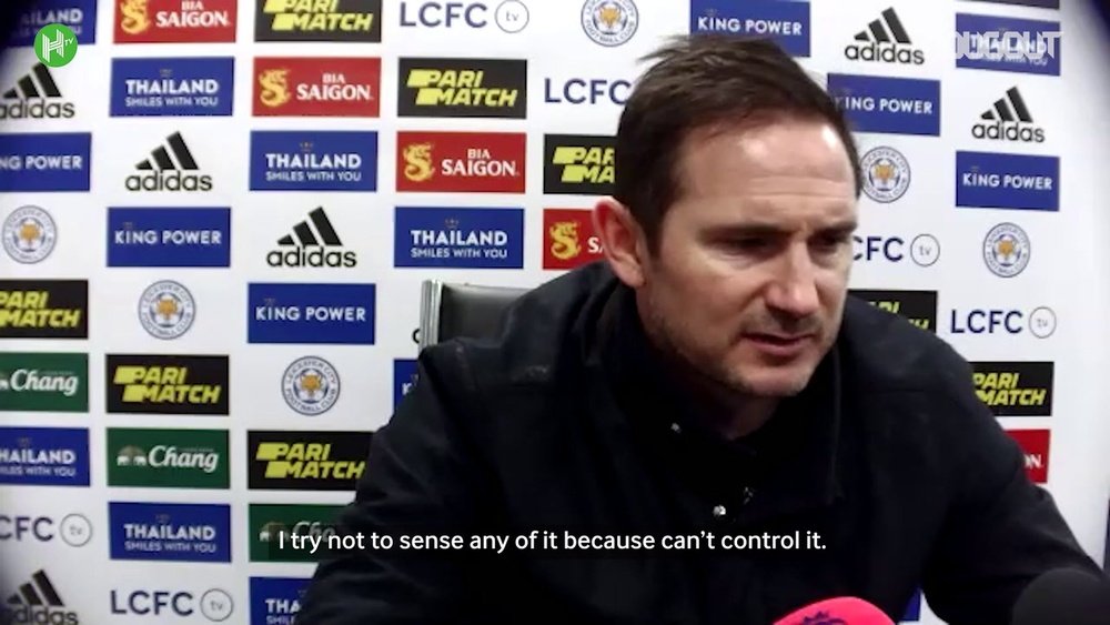 The pressure is starting to mount on Frank Lampard. DUGOUT