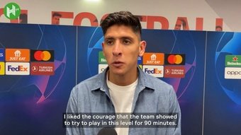 Edson Alvarez spoke about playing at Anfield. DUGOUT