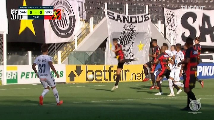 VIDEO: Santos beat Sport Recife in Brasileirao