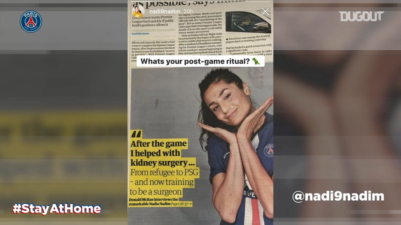 PSG's players have been keeping themselves busy in recent days. DUGOUT