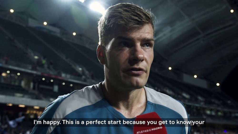 Sorloth scored a brace in his Atletico Madrid debut. DUGOUT