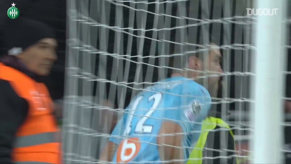 Wahbi Khazri scored a brace as St Etienne beat Marseille 2-1. DUGOUT