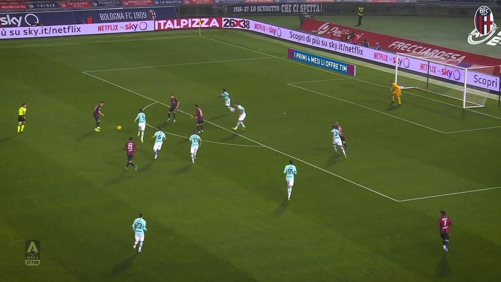 I tre gol casalinghi più belli del Bologna contro l'Inter. Dugout