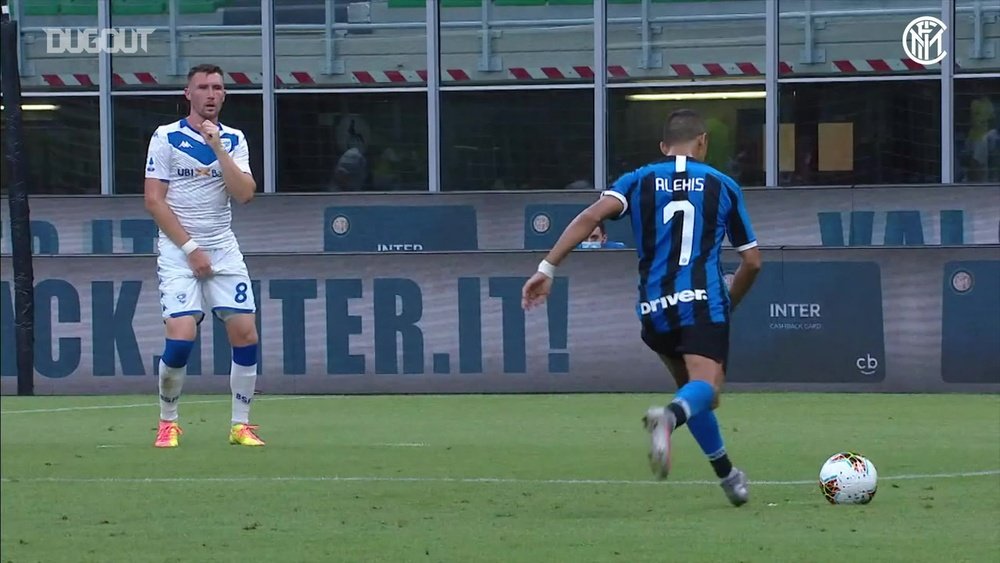 VIDEO: Alexis Sanchez finding form during Serie A restart. DUGOUT