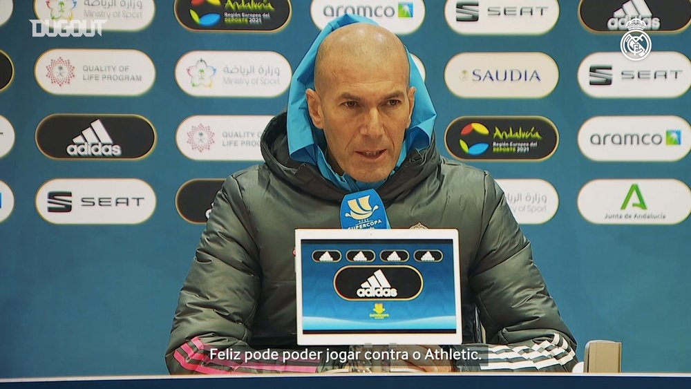 Zinedine Zidane respondeu sobre a existência de atletas com poucas oportunidades. DUGOUT