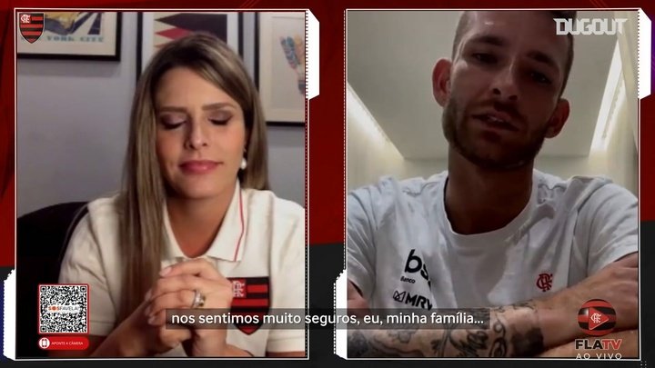 VÍDEO: Léo Pereira comenta a volta aos treinos no Flamengo