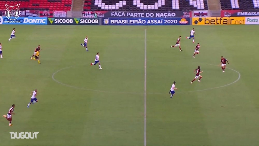 Flamengo and Bahia played out a seven goal thriller. DUGOUT