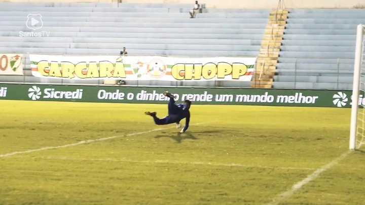 Assista os gols da vitória do Santos por 3 a 0 contra o Salgueiro