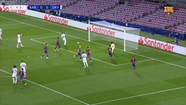 VIDEO: Barcelona beat Dynamo Kiev 2-1 in CL