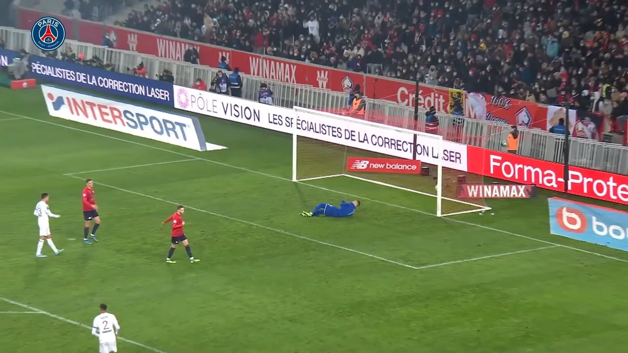 Mbappé cerró la goleada del PSG al Lille. Dugout