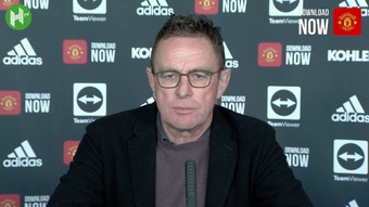 Ralf Rangnick spoke ahead of Man Utd's game with Norwich. DUGOUT