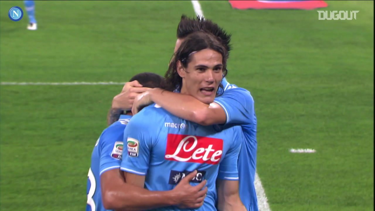 VIDEO: Edinson Cavani nets hat-trick v AC Milan