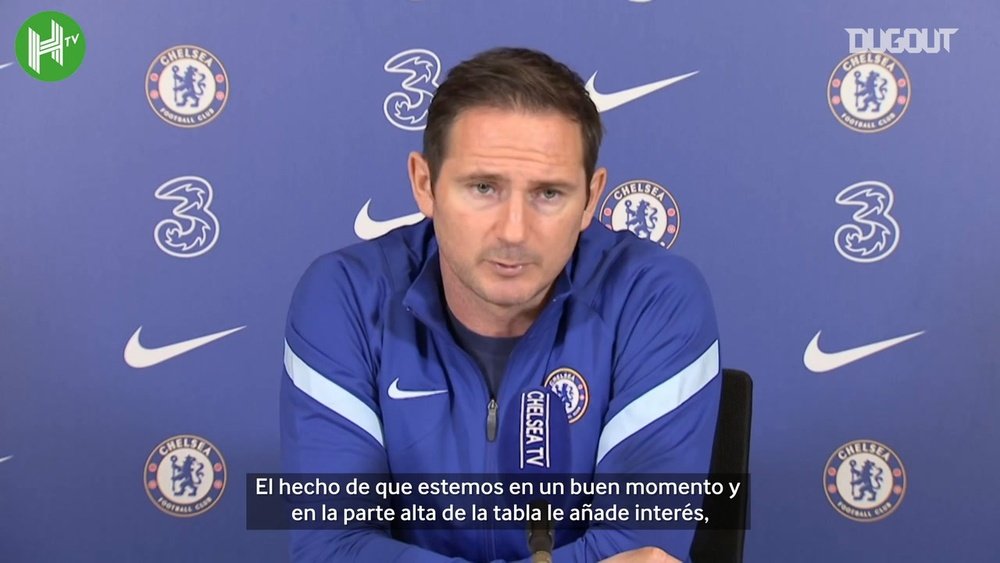 Lampard analizó la visita del Tottenham. DUGOUT