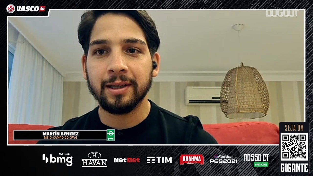 Martín Benítez destaca parceria com Cano no Vasco. DUGOUT
