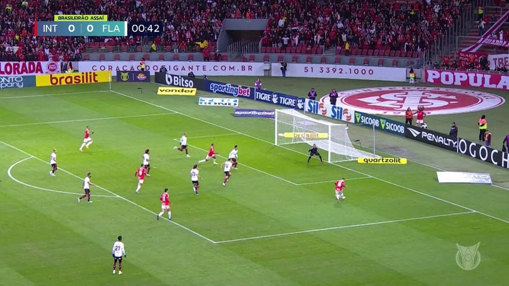 Internacional got a victory over struggling Flamengo. DUGOUT