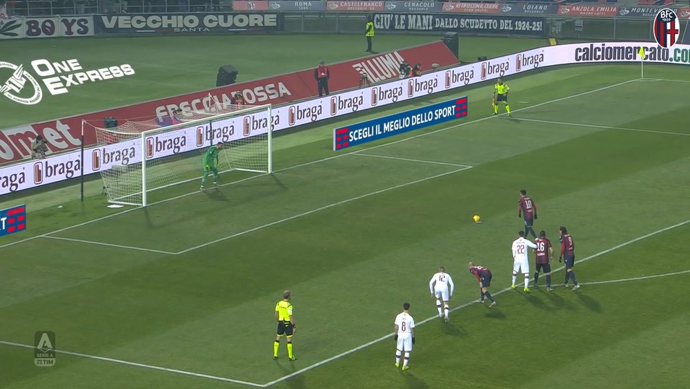 Tutti i gol casalinghi del Bologna contro il Milan. Dugout