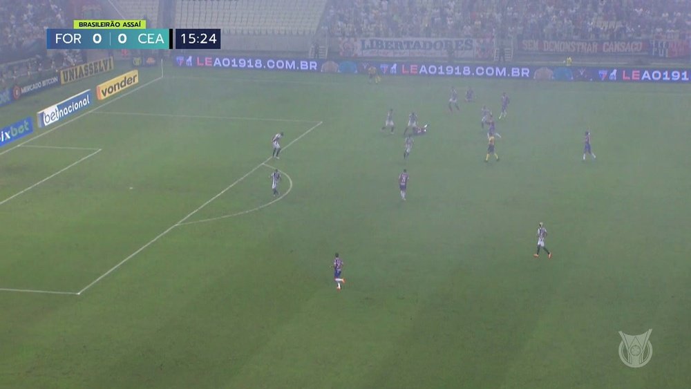 Ten man Fortaleza were beaten by Ceara. DUGOUT