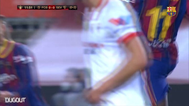 VIDEO: Ousmane Dembele’s sensational strike v Sevilla