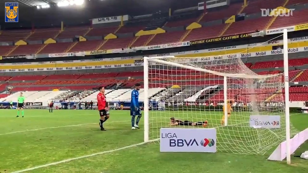 Julian Quinones sealed the points for Tigres away to Atlas. DUGOUT